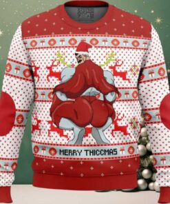 Merry Thiccmas Omni Man Invincible Ugly Christmas Sweater