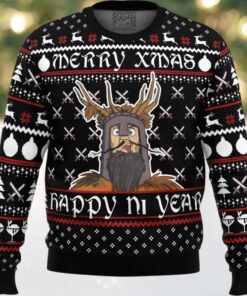 Merry Xmas Happy Ni Year Monty Python Ugly Christmas Sweater