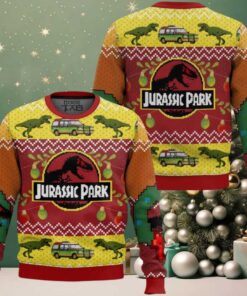 Merry Xmas Jurassic Park Ugly Christmas Sweater Merry Xmas Jurassic Park Ugly Christmas Sweater