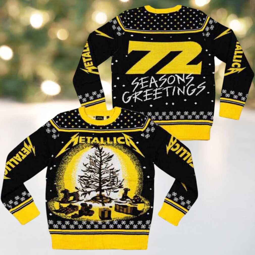 Metallica 72 Seasons Burnt Tree Xmas Gifts 2025 Ugly Christmas Sweater Metallica 72 Seasons Burnt Tree Xmas Gifts 2025 Ugly Christmas Sweater