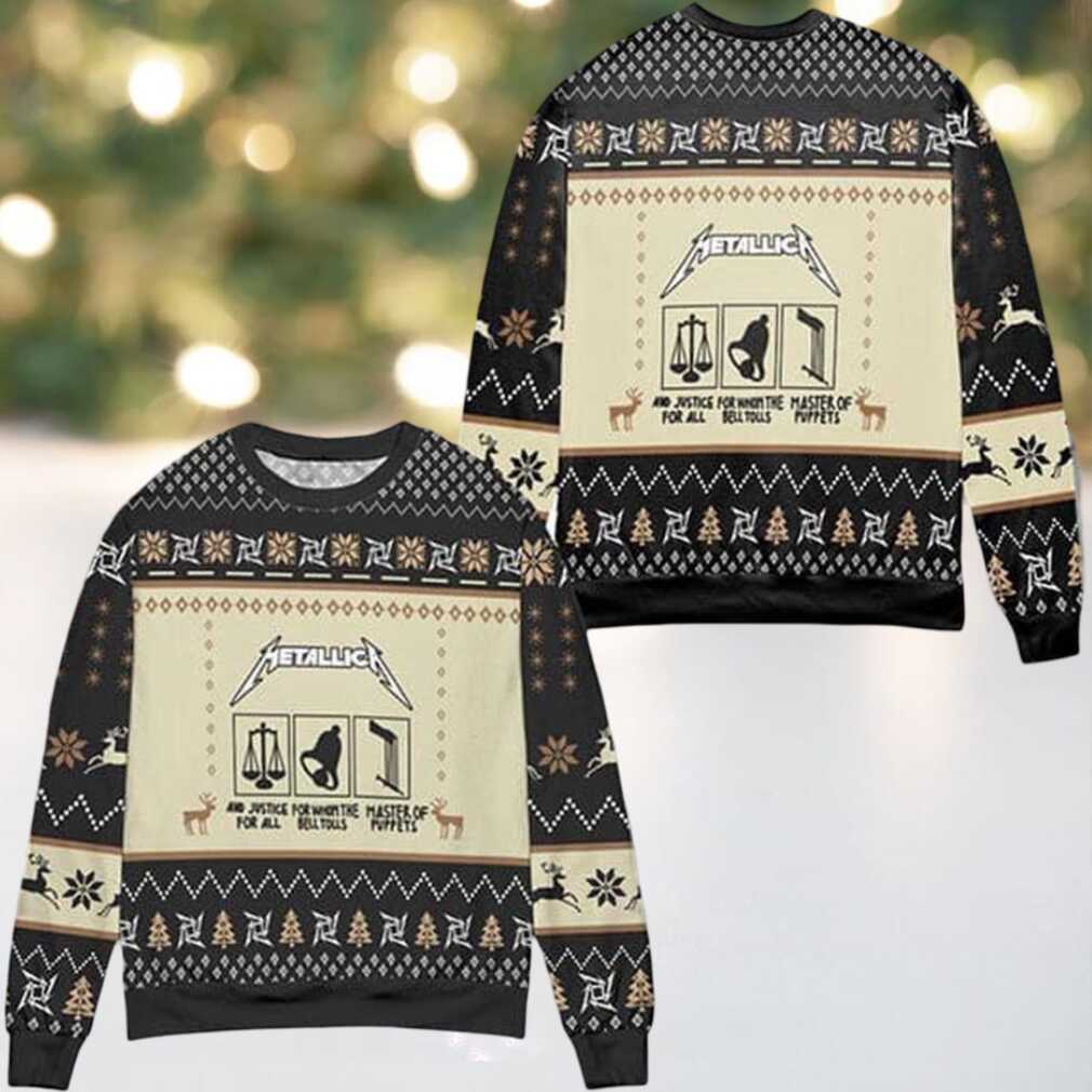 Metallica And Justice For All Xmas Gifts 2025 Ugly Christmas Sweater Metallica And Justice For All Xmas Gifts 2025 Ugly Christmas Sweater