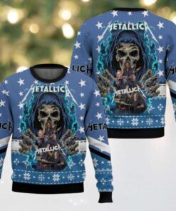 Metallica Trapped Under Ice 2025 Ugly Christmas Sweater