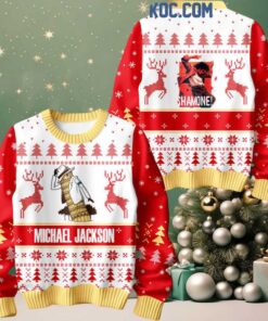 Michael Jackson Shamone Christmas 2024 Ugly Sweater