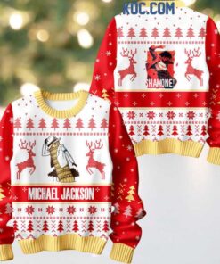 Michael Jackson Shamone Christmas 2024 Ugly Sweater