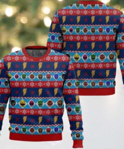 Mighty Helmets Power Rangers Ugly Christmas Sweater Mighty Helmets Power Rangers Ugly Christmas Sweater