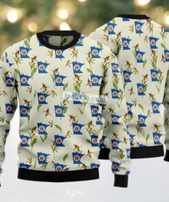 Minnesota Lady Slipper Ugly Christmas Sweater Green Adults