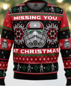 Missing You At Christmas Stormtrooper Star Wars Ugly Christmas Sweater