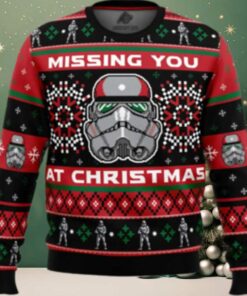 Missing You At Christmas Stormtrooper Star Wars Ugly Christmas Sweater