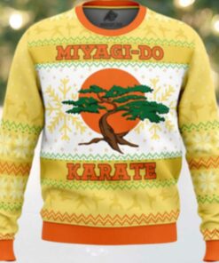 Miyagi Do Faux Cobra Kai Ugly Christmas Sweater