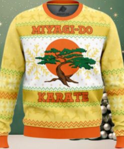 Miyagi Do Faux Cobra Kai Ugly Christmas Sweater