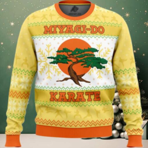 Miyagi Do Faux Cobra Kai Ugly Christmas Sweater
