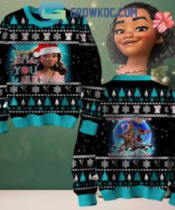 Moana Be Who You Are On The Inside Christmas Ugly Sweater