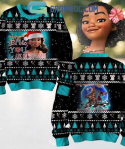 Moana Be Who You Are On The Inside Christmas Ugly Sweater