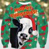 Reindeer Eating Ramen Ugly Christmas Sweater