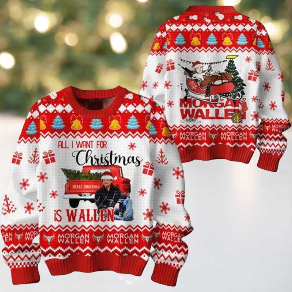 Morgan Wallen All I Want For Christmas Is Wallen 2025 Ugly Sweater Morgan Wallen All I Want For Christmas Is Wallen 2025 Ugly Sweater