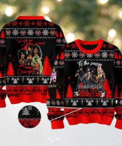 Motley Crue A Motley Christmas And Happy Crue Year 2025 Ugly Sweater