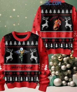Motley Crue Don’t Go Away Mad On Christmas 2024 Ugly Sweater