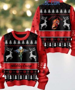 Motley Crue Don’t Go Away Mad On Christmas 2024 Ugly Sweater