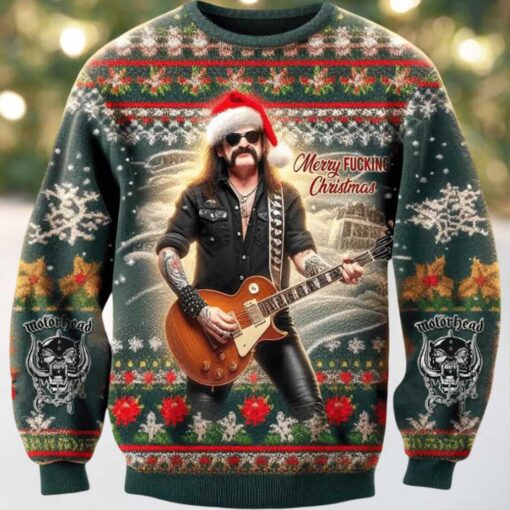 Motorhead 2025 Merry Fcking Christmas To You Ugly Sweater