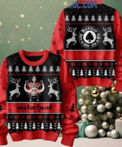Motorhead Born To Lose Live To Win Holidays Christmas 2024 Ugly Sweater