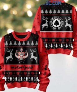 Motorhead Born To Lose Live To Win Holidays Christmas 2024 Ugly Sweater