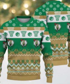 NBA Boston Celtics Holiday Hoop Dreams Ugly Christmas Sweater