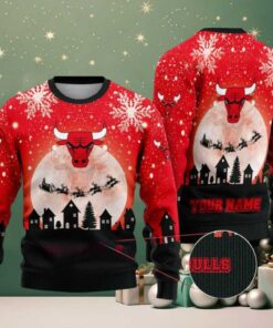 NBA Chicago Bulls Sleigh Ride Showdown Ugly Christmas Sweater