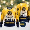 NBA Denver Nuggets Snowfall Hoops Ugly Christmas Sweater