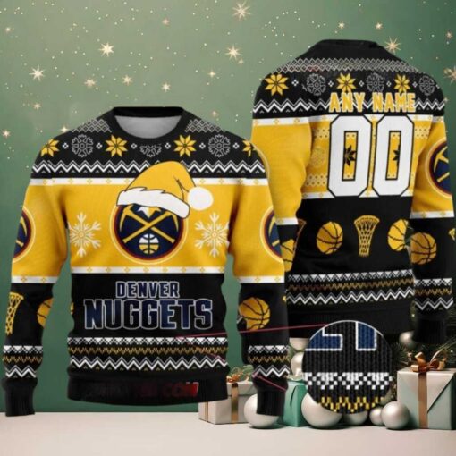 NBA Denver Nuggets Winter Slam Ugly Christmas Sweater