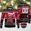Los Angeles Chargers x Santa Claus Merrykissmyass Funny 2025 Personalized Christmas Ugly Christmas Sweater Gift For Men And Women