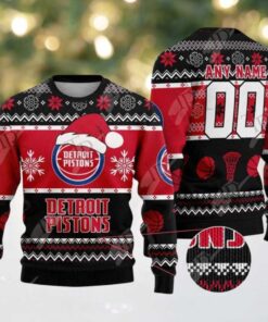 NBA Detroit Pistons Special Ugly Christmas Sweater Gift For Holiday 2025