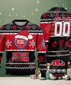 NBA Detroit Pistons Special Ugly Christmas Sweater Gift For Holiday 2025