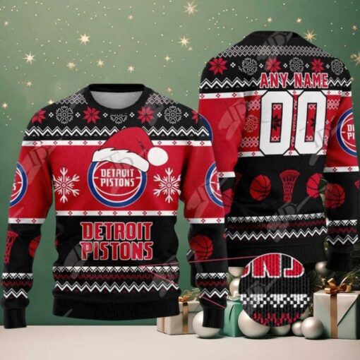 NBA Detroit Pistons Special Ugly Christmas Sweater Gift For Holiday 2025