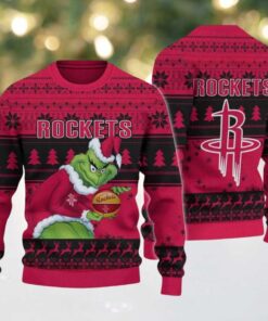 NBA Houston Rockets Grinch Stolen Ugly Christmas Sweater