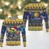 NBA Indiana Pacers Gingerbread Court Ugly Christmas Sweater
