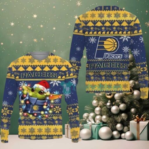 NBA Indiana Pacers Festive Force Ugly Christmas Sweater