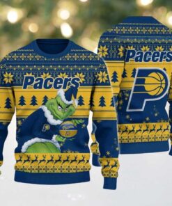 NBA Indiana Pacers Grinch Stolen Ugly Christmas Sweater