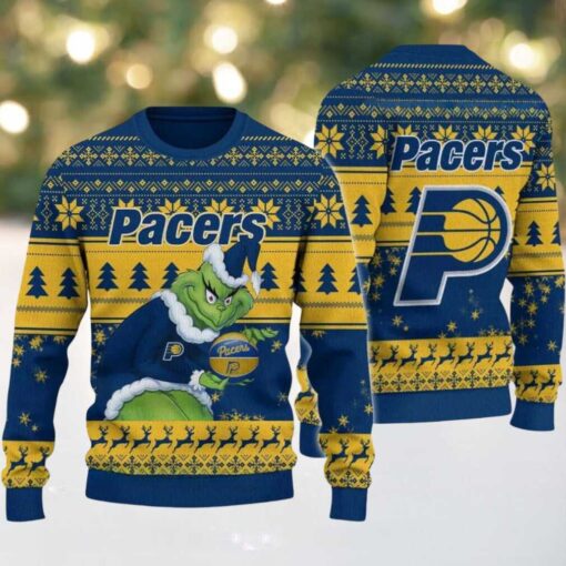 NBA Indiana Pacers Grinch Stolen Ugly Christmas Sweater