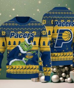 NBA Indiana Pacers Grinch Stolen Ugly Christmas Sweater