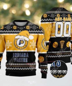 NBA Indiana Pacers Special Personalized Christmas 2025 Holiday Ugly Christmas Sweater