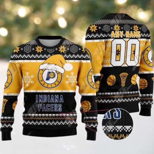 NBA Indiana Pacers Special Personalized Christmas 2025 Holiday Ugly Christmas Sweater