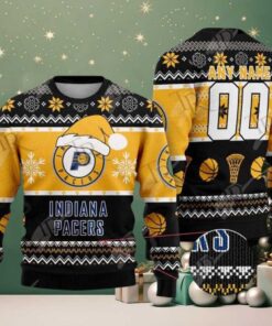 NBA Indiana Pacers Special Personalized Christmas 2025 Holiday Ugly Christmas Sweater