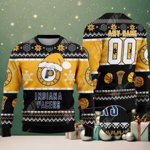 NBA Indiana Pacers Special Personalized Christmas 2025 Holiday Ugly Christmas Sweater