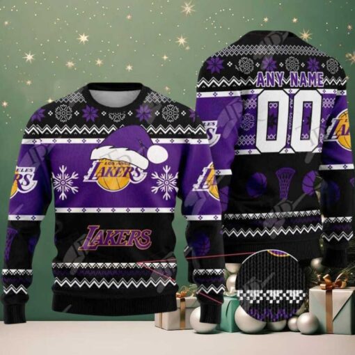 NBA Los Angeles Lakers Special Personalized Christmas 2025 Holiday Ugly Christmas Sweater
