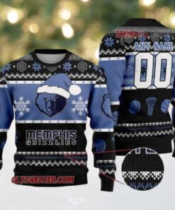NBA Memphis Grizzlies Frosty Bear Slam Ugly Christmas Sweater