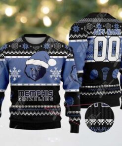 NBA Memphis Grizzlies Special Personalized Christmas 2025 Holiday Ugly Christmas Sweater