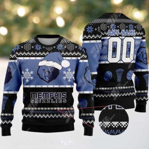 NBA Memphis Grizzlies Special Personalized Christmas 2025 Holiday Ugly Christmas Sweater