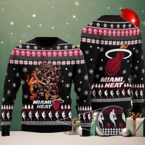 NBA Miami Heat Holiday Team Spirit Ugly Christmas Sweater