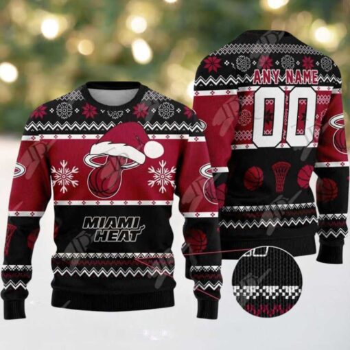 NBA Miami Heat Special Personalized Christmas 2025 Holiday Ugly Christmas Sweater