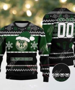 NBA Milwaukee Bucks Special Personalized Christmas 2025 Holiday Ugly Christmas Sweater